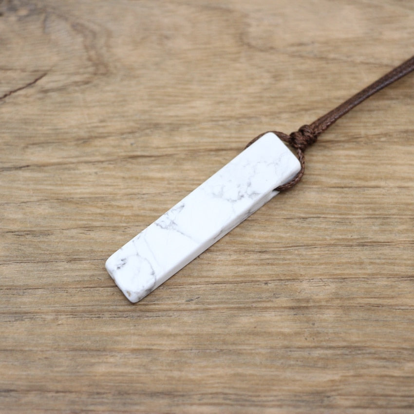 Healing Crystal Natural Stone Slice Pendants Necklace,Reiki Chakra Gmes Quartz Lapis Amethysts Amazonite Women Jewelry,QC3011