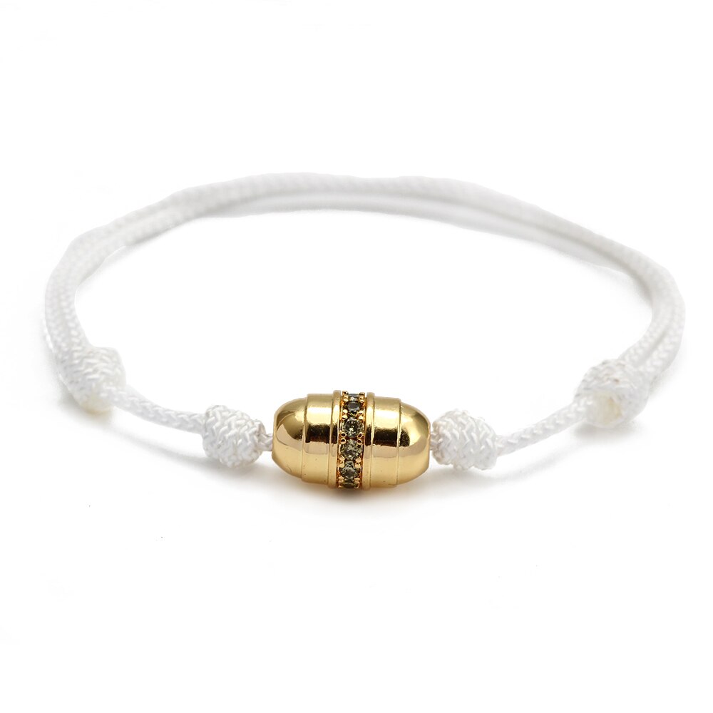 Wish Card 2022 Fashion Bracelet for Woman Girls Enamel Copper Bead Evil Eye Charm Adjustable Rope Handmade Bracelets One Piece