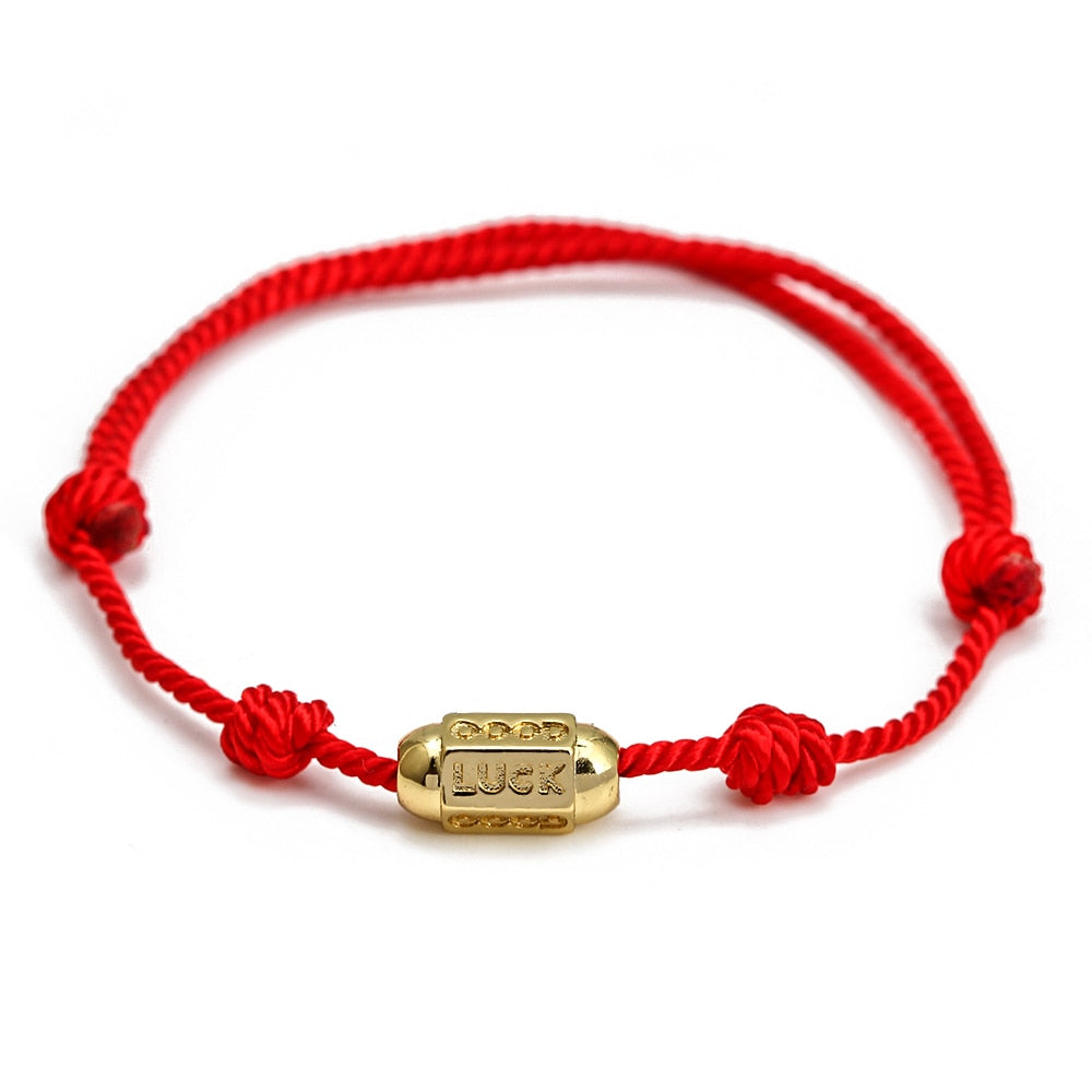 Wish Card 2022 Fashion Bracelet for Woman Girls Enamel Copper Bead Evil Eye Charm Adjustable Rope Handmade Bracelets One Piece