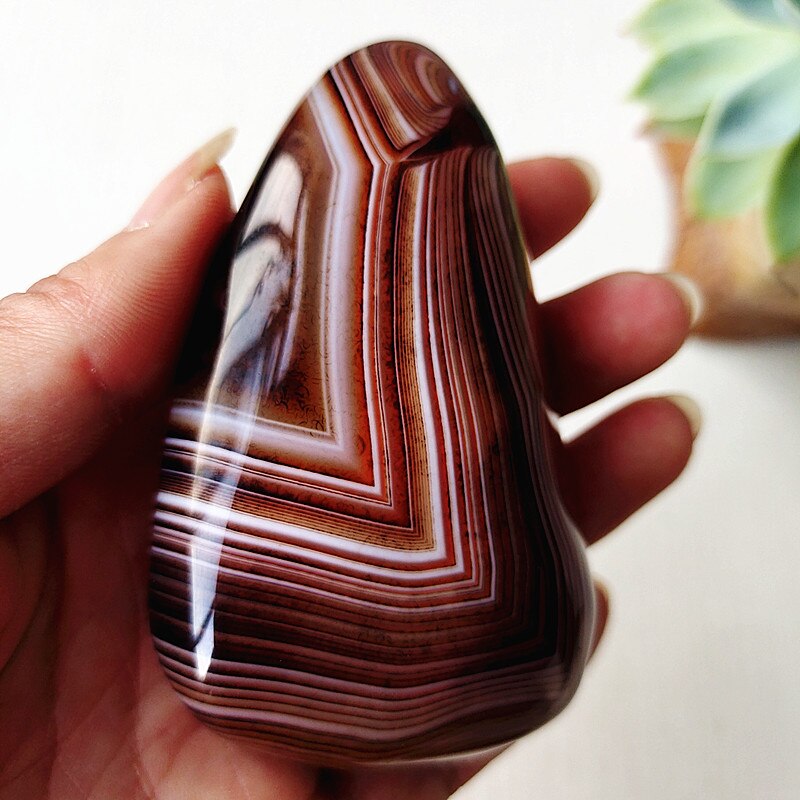 Natural Stone Real Sardonyx Agate Palm Hand Play Witchcraft Supplies Meditation Spiritual Decor Home Decoration Healing Crystals