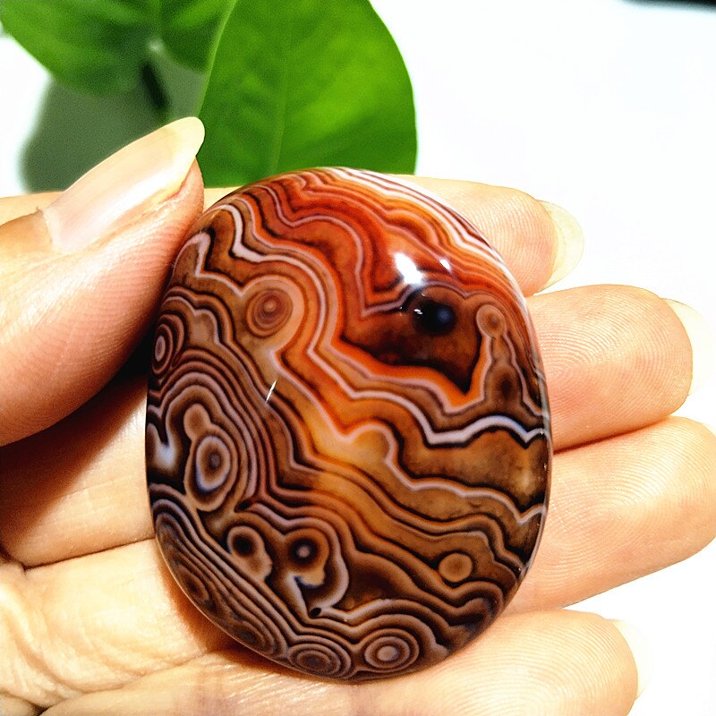 Natural stone Sardonyx agate palm stones playthings small stones and crystals healing crystals