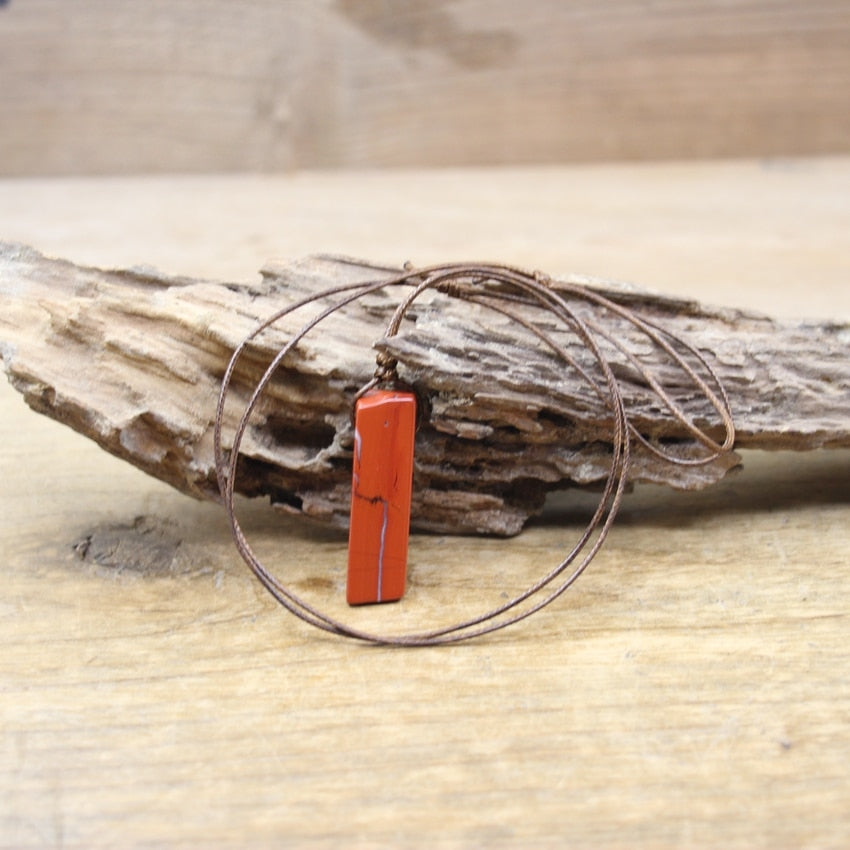 Healing Crystal Natural Stone Slice Pendants Necklace,Reiki Chakra Gmes Quartz Lapis Amethysts Amazonite Women Jewelry,QC3011