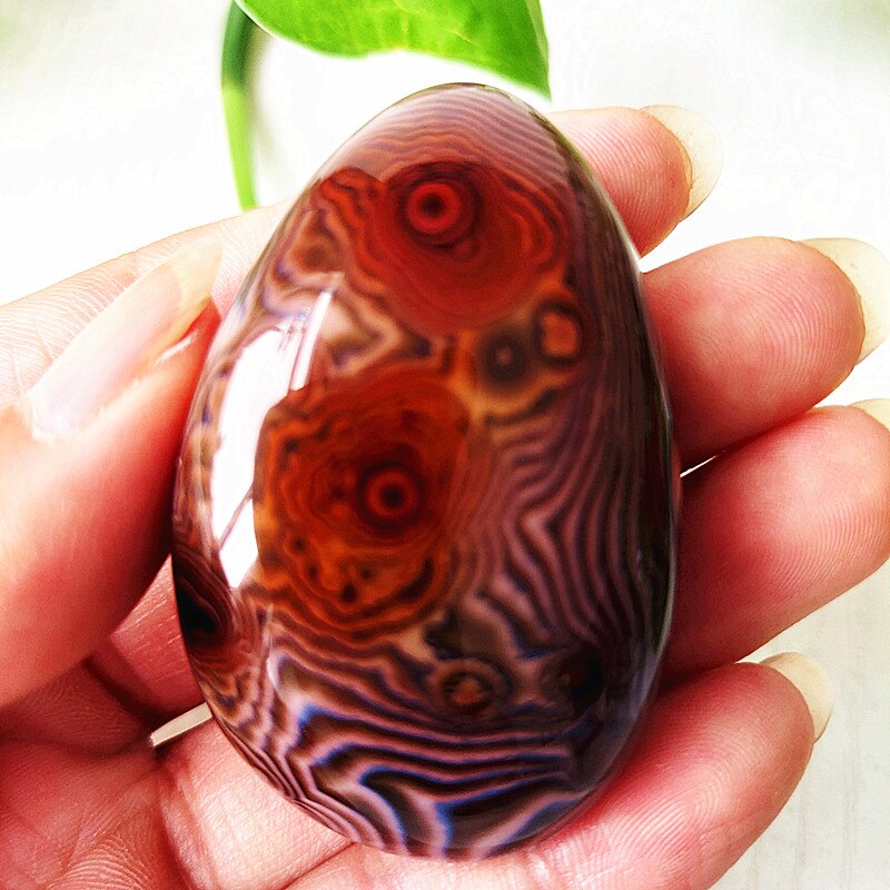 Natural Stone Sardonyx Agate Crsytal Lrregular Palm Aquarium Decor Ornaments Gem and Reiki Meditation Spiritual Healing Crystals