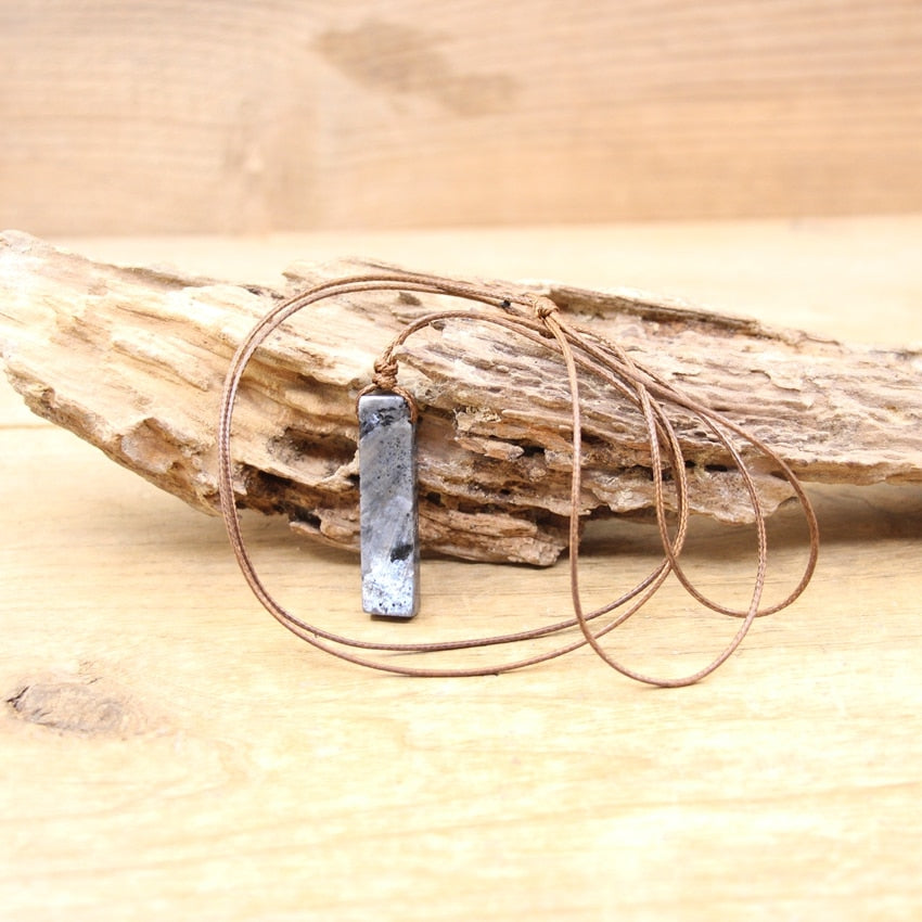 Healing Crystal Natural Stone Slice Pendants Necklace,Reiki Chakra Gmes Quartz Lapis Amethysts Amazonite Women Jewelry,QC3011