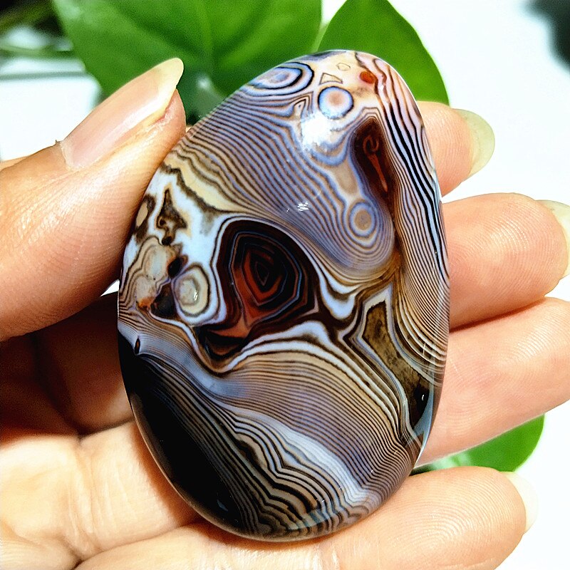 Natural stone Sardonyx agate palm stones playthings small stones and crystals healing crystals