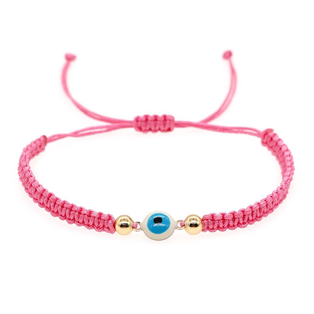 Go2boho Simple Red Rope Charm Bracelets Turkish Evil Eye Luck Coins Bracelet Handmade Jewelry Accessories Adjustable Bangle