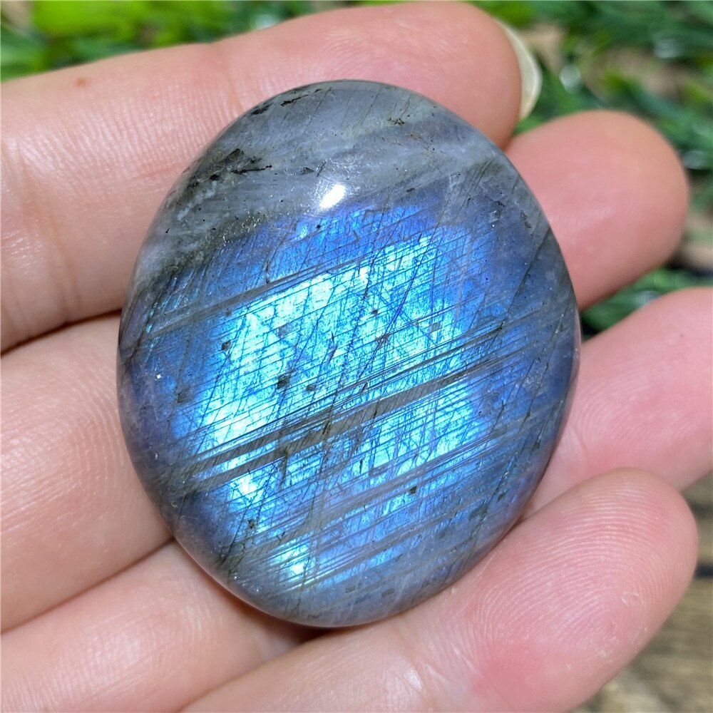 Labradorite Palm Purple Light Natural Stone Crystals Healing Wicca Wichcraft Meditation Minerals Ornaments Home Decoration