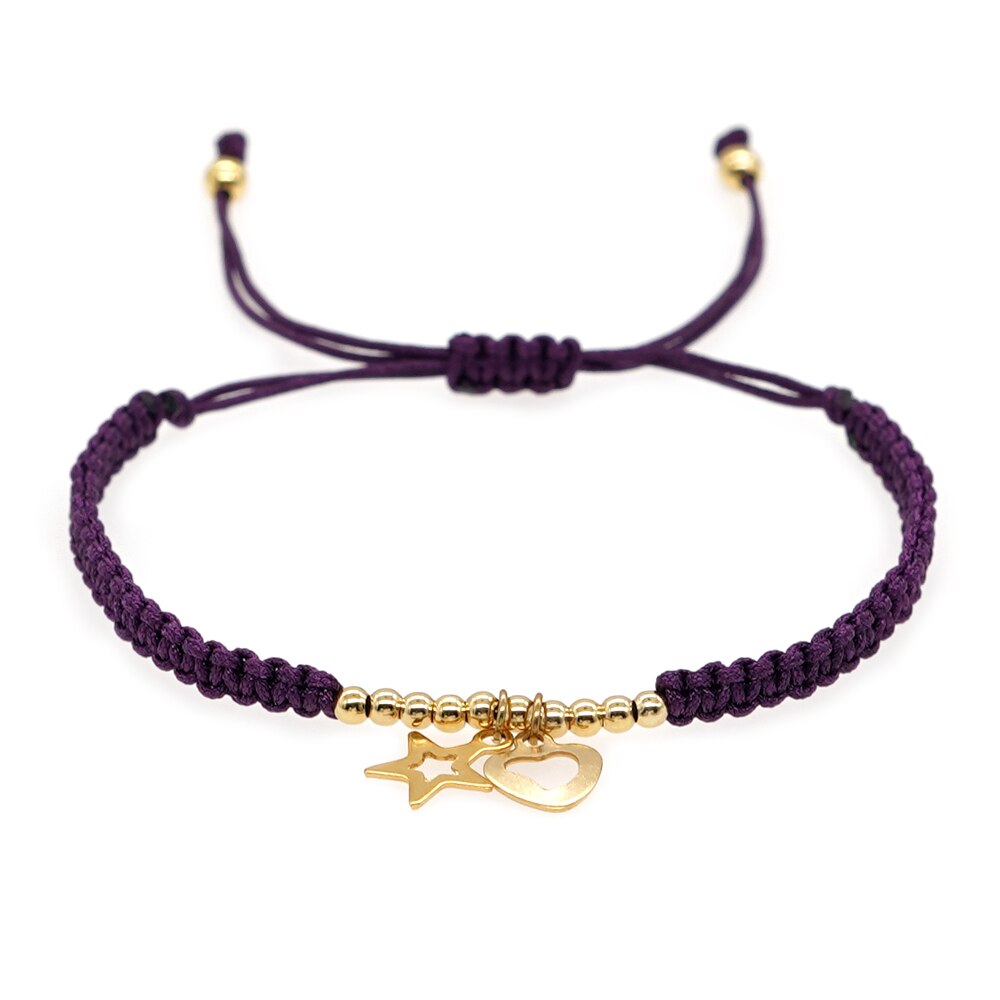 Go2boho Simple Red Rope Charm Bracelets Turkish Evil Eye Luck Coins Bracelet Handmade Jewelry Accessories Adjustable Bangle