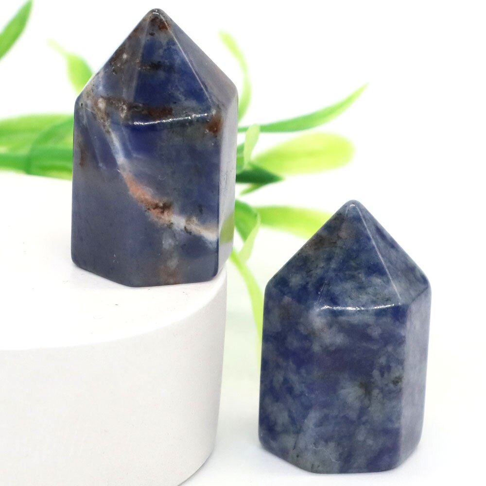 Crystal Hexagonal Prisms Natural Stone Pink Quartz Point Wand Healing Energy Mineral Amethyst Tower Furnishing Home Decoration