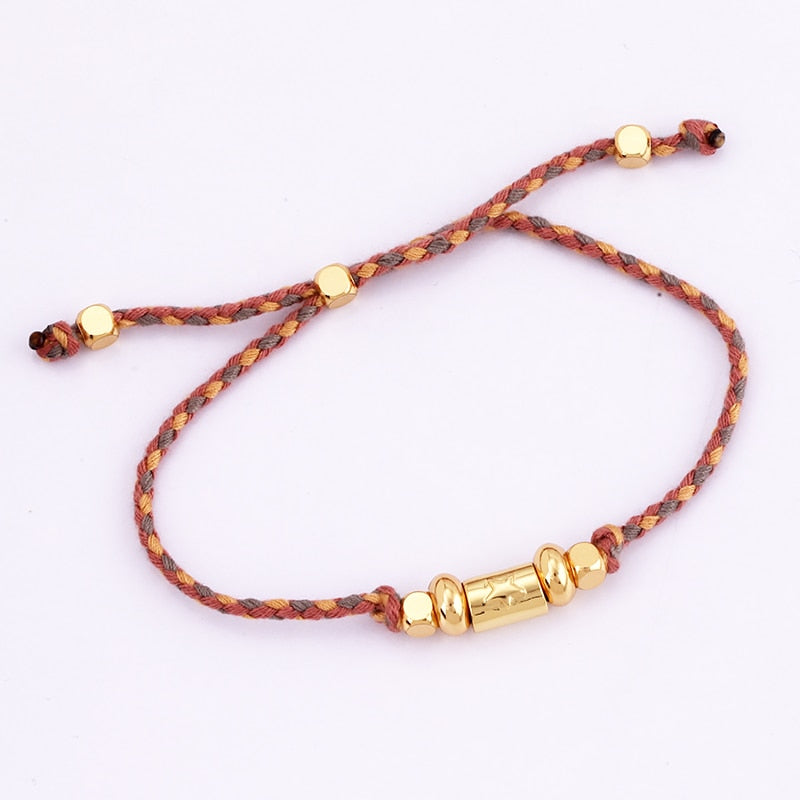 Nature Cotton Cord Knotting Evil Eye Bracelet,Evil Eye Cross Talisman Protection Fashion Jewelry Party Summer Beach Gift For Her