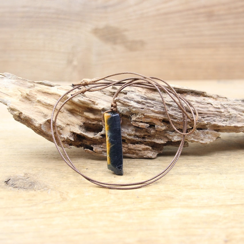 Healing Crystal Natural Stone Slice Pendants Necklace,Reiki Chakra Gmes Quartz Lapis Amethysts Amazonite Women Jewelry,QC3011