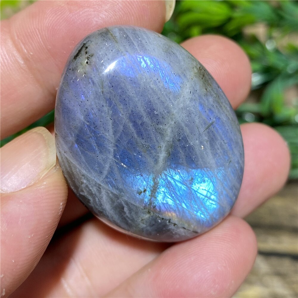 Labradorite Palm Purple Light Natural Stone Crystals Healing Wicca Wichcraft Meditation Minerals Ornaments Home Decoration