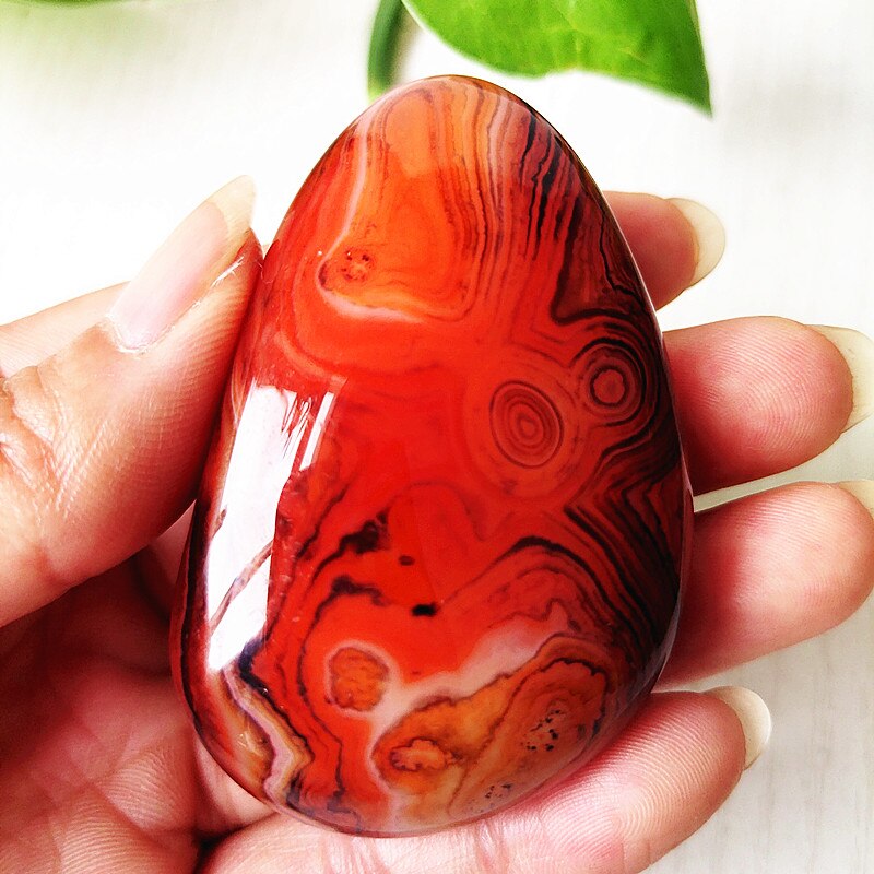 Natural Stone Sardonyx Agate Crsytal Lrregular Palm Aquarium Decor Ornaments Gem and Reiki Meditation Spiritual Healing Crystals