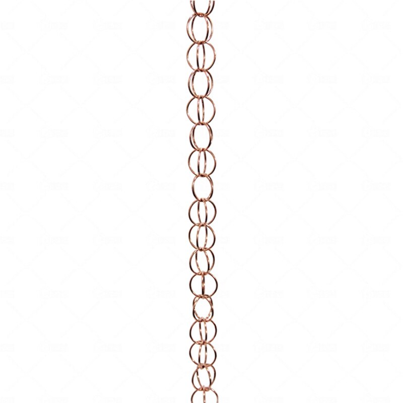 2.6m Copper Falling Water Diversion Chain Rain Bell Temple Eaves Drainage Chain Homestay Villa Courtyard Garden Rain Guide Chain