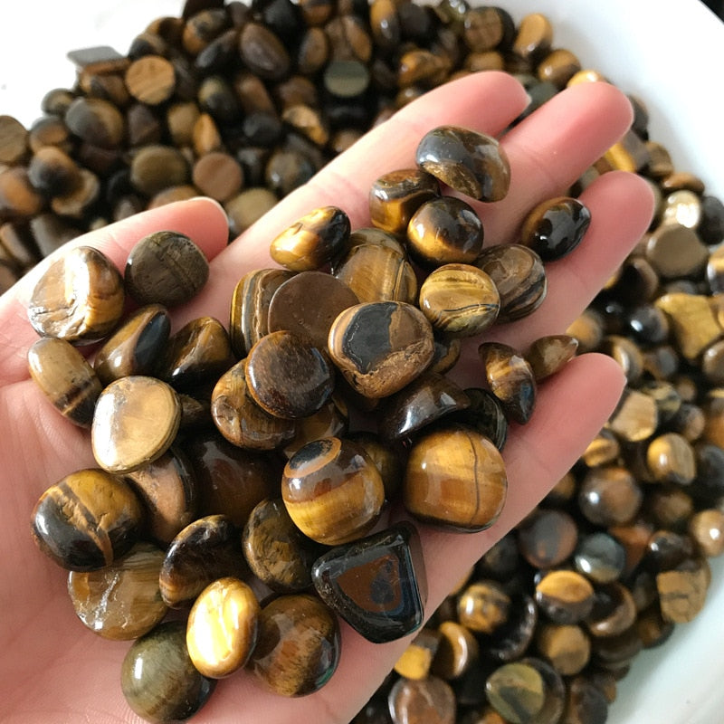 Tiger's Eye Polished Stones - Perfect for Crystal Grids freeshipping - Dara Laine Murray