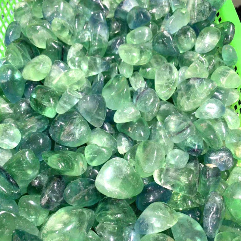100g15-35mm Natural Green Fluorite Quartz Crystal Stone Rock Rough Polished Gravel Specimen Natural Crystals Decoration freeshipping - Dara Laine Murray