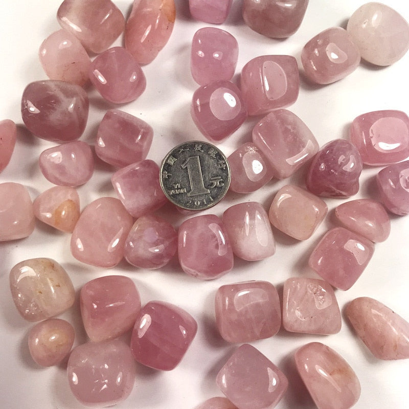 Rose Quartz Tumbled / Polished Crystal Stones.