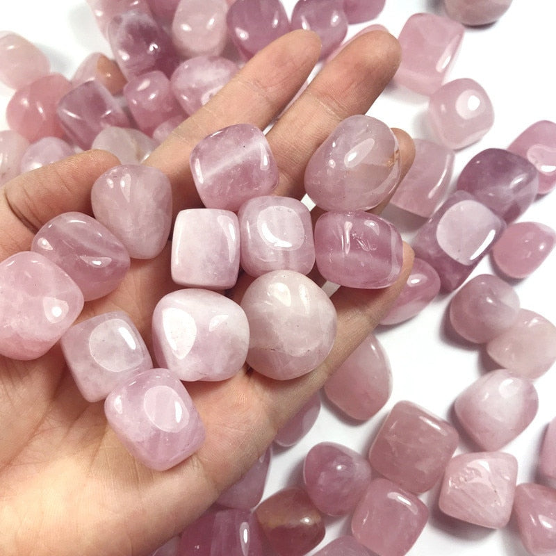 Rose Quartz Tumbled / Polished Crystal Stones.