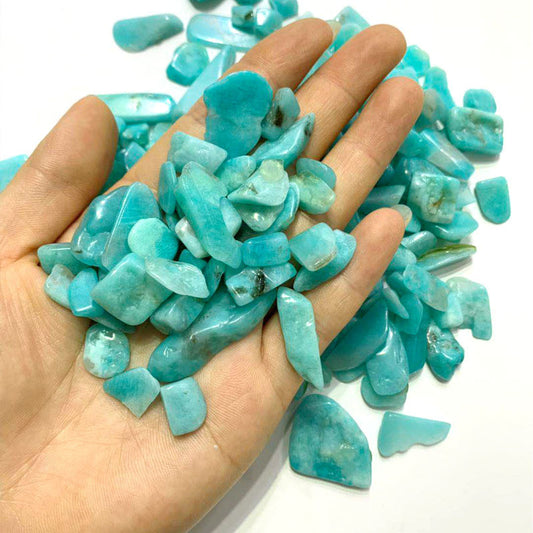 Amazonite Tumbled / Polished Stones - 100g Perfect for Crystal Grids.