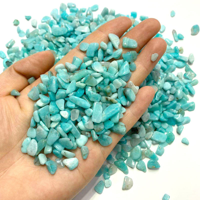 Amazonite Tumbled / Polished Stones - 100g Perfect for Crystal Grids.