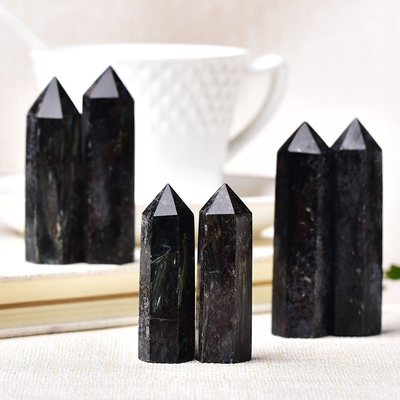 Astrophyllite Crystal Tower / Point / Obelisk / Wand freeshipping - Dara Laine Murray