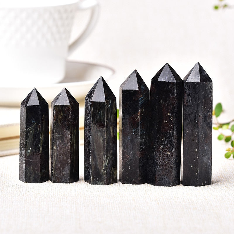Astrophyllite Crystal Tower / Point / Obelisk / Wand freeshipping - Dara Laine Murray
