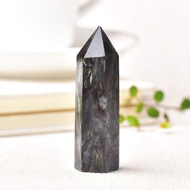 Astrophyllite Crystal Tower / Point / Obelisk / Wand freeshipping - Dara Laine Murray