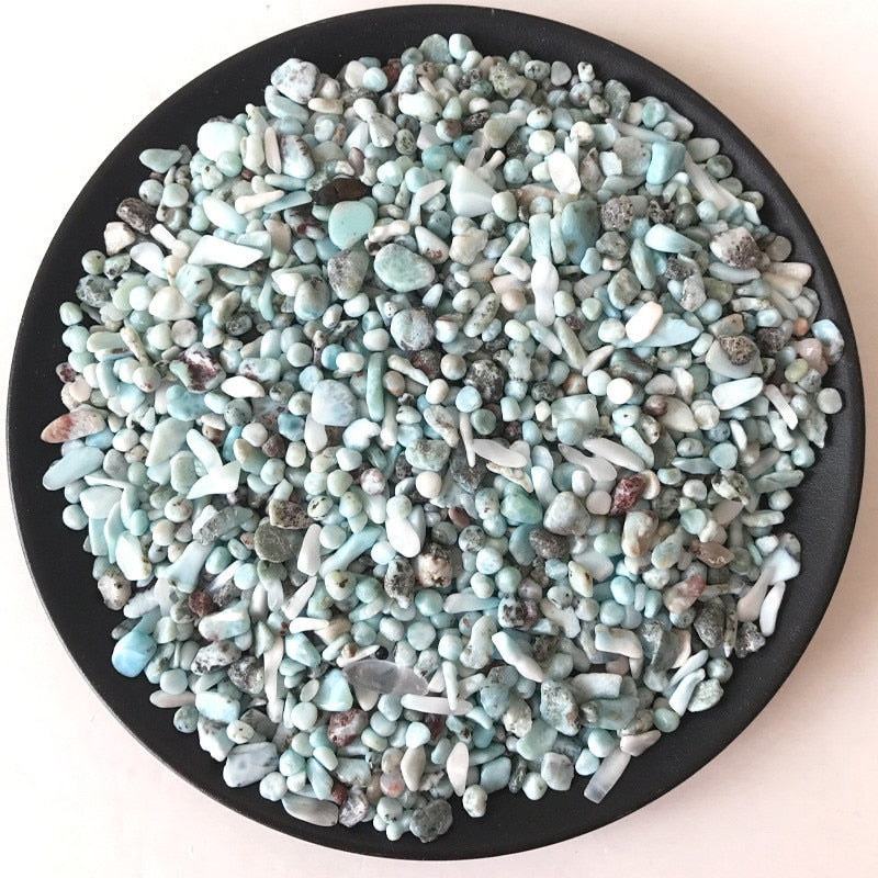 Larimar Crystals - Polished Rock Chips freeshipping - Dara Laine Murray