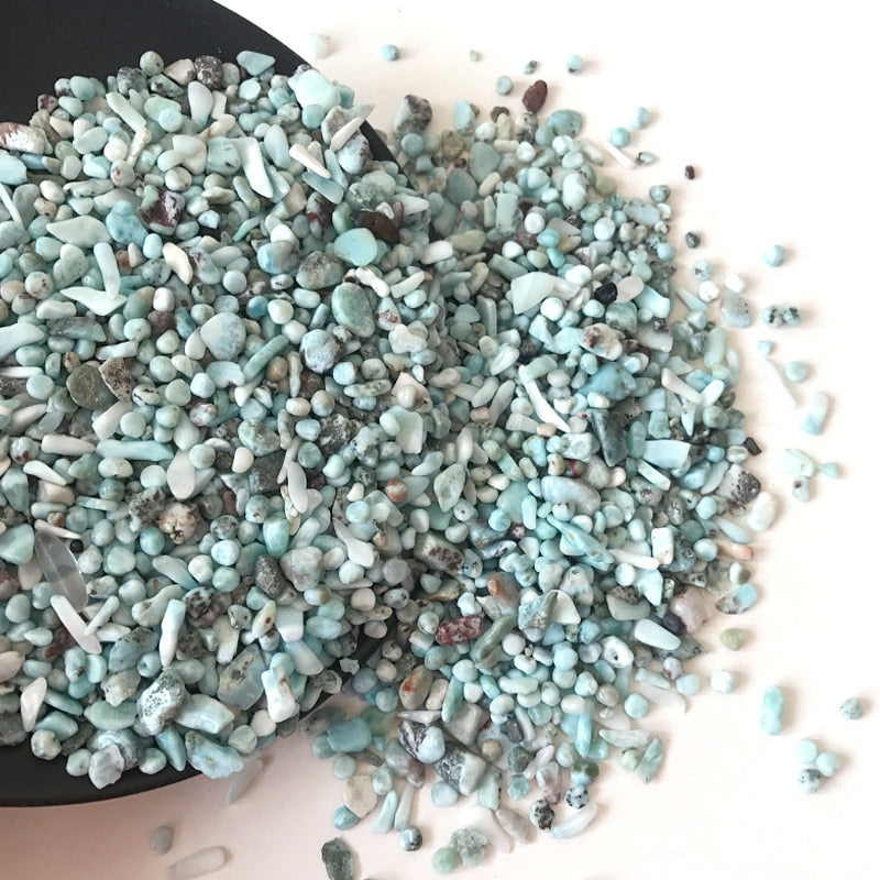 Larimar Crystals - Polished Rock Chips freeshipping - Dara Laine Murray