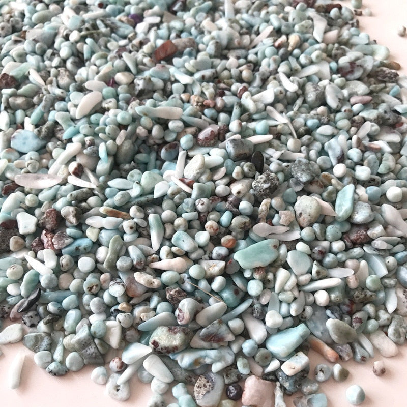 Larimar Crystals - Polished Rock Chips freeshipping - Dara Laine Murray