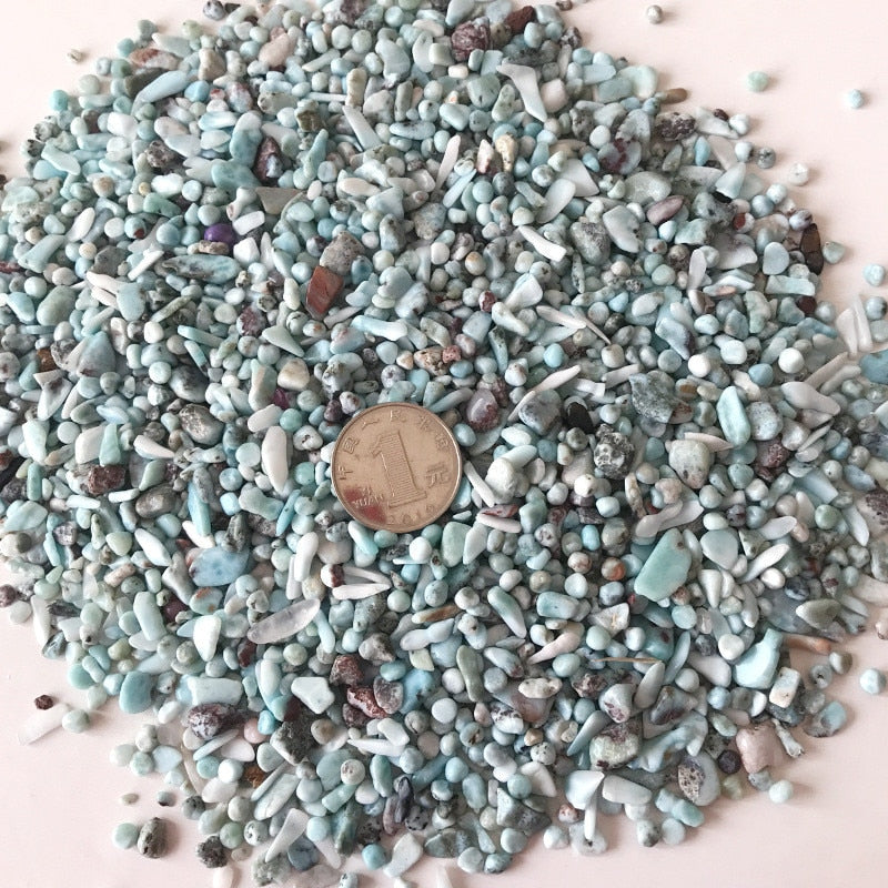 Larimar Crystals - Polished Rock Chips freeshipping - Dara Laine Murray
