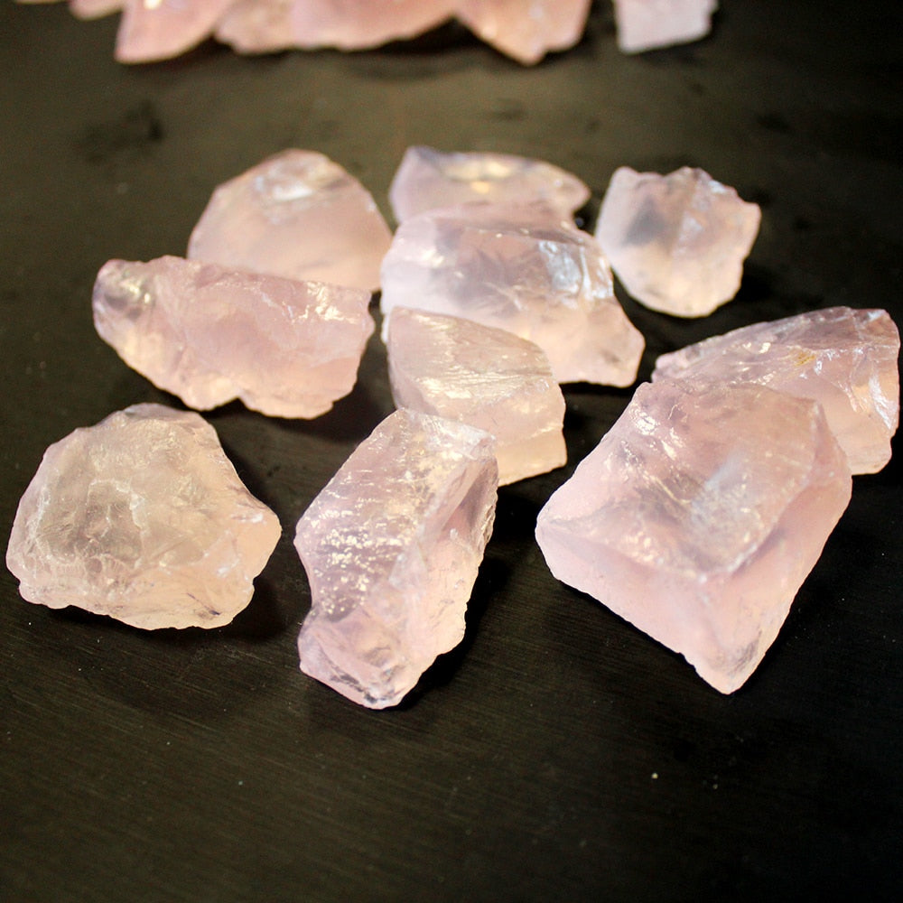 Rose Quartz Rough / Raw Crystal freeshipping - Dara Laine Murray