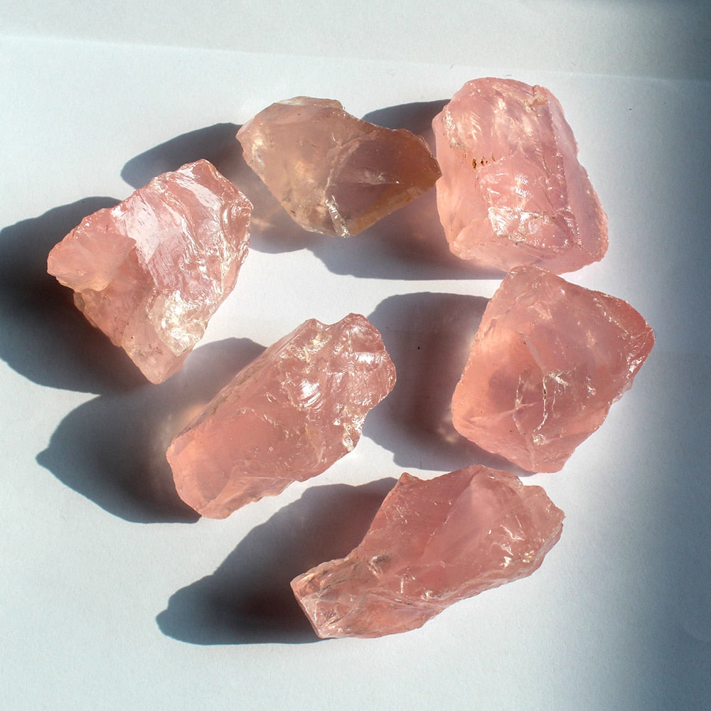 Rose Quartz Rough / Raw Crystal freeshipping - Dara Laine Murray