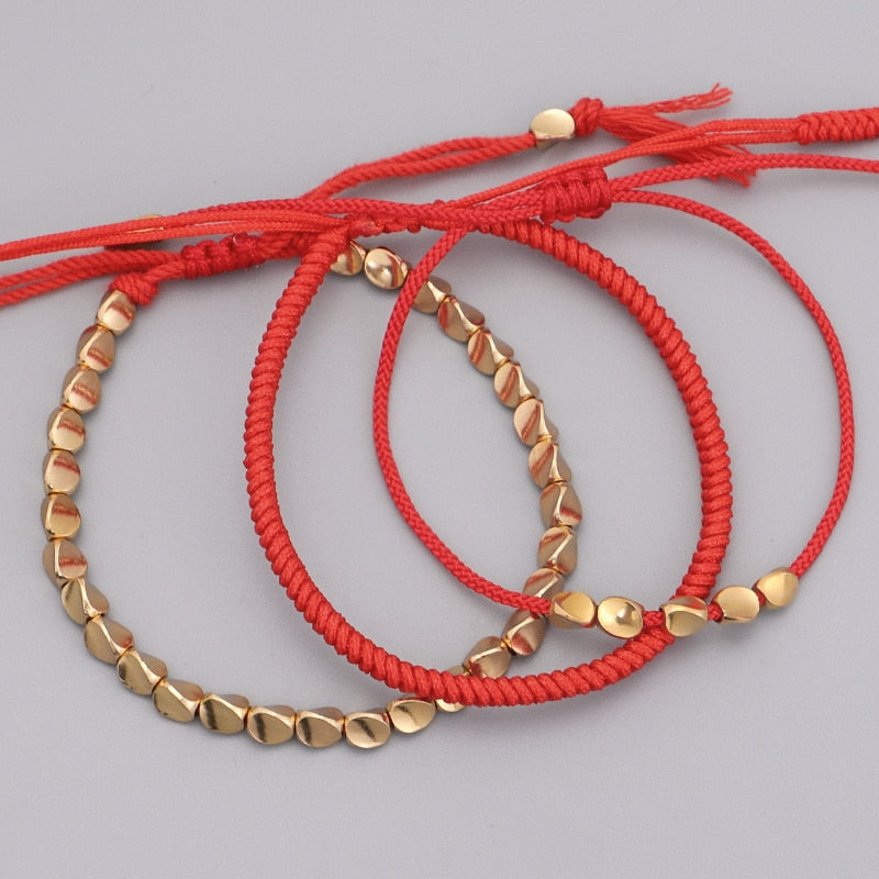 Tibetan Braided Handmade Copper Bracelets - Sets of 3 freeshipping - Dara Laine Murray