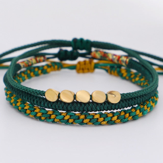 Tibetan Braided Handmade Copper Bracelets - Sets of 3 freeshipping - Dara Laine Murray