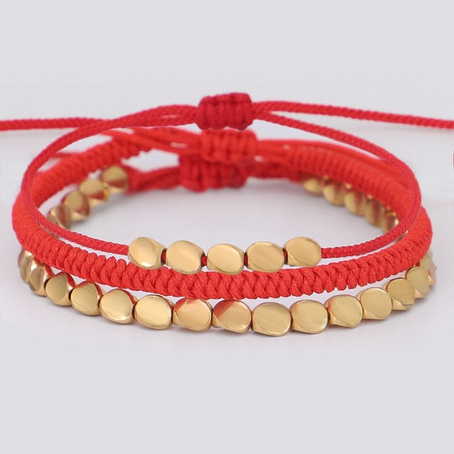 Tibetan Braided Handmade Copper Bracelets - Sets of 3 freeshipping - Dara Laine Murray