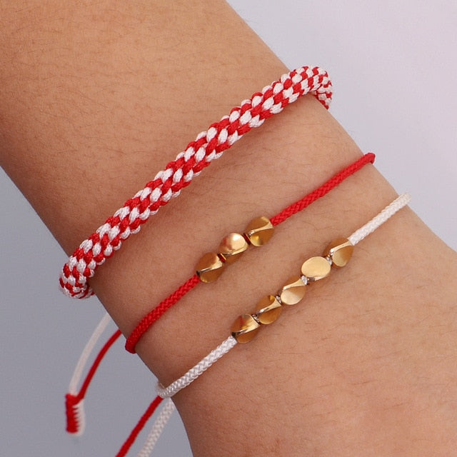 Tibetan Braided Handmade Copper Bracelets - Sets of 3 freeshipping - Dara Laine Murray