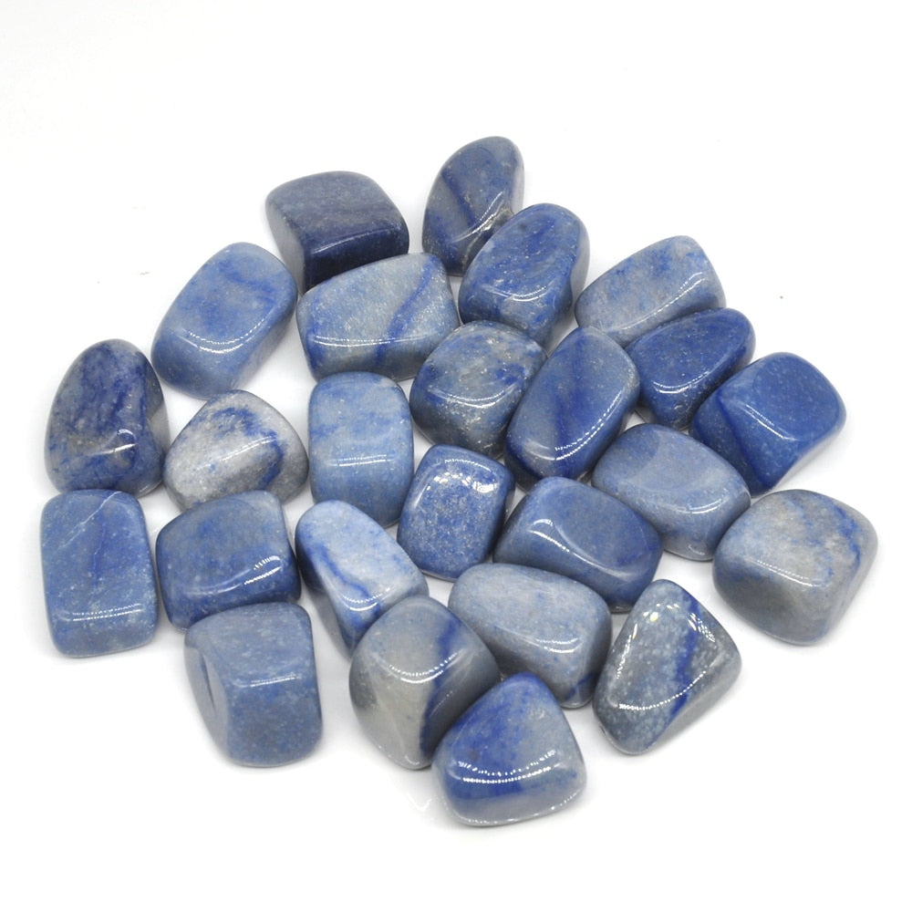 Natural Blue Aventurine Tumbled Stones Bulk Healing Crystals Reiki Polished Gems Raw Aquarium Decoration Minerals Collection.