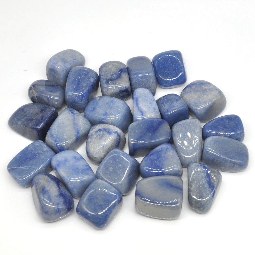 Natural Blue Aventurine Tumbled Stones Bulk Healing Crystals Reiki Polished Gems Raw Aquarium Decoration Minerals Collection.