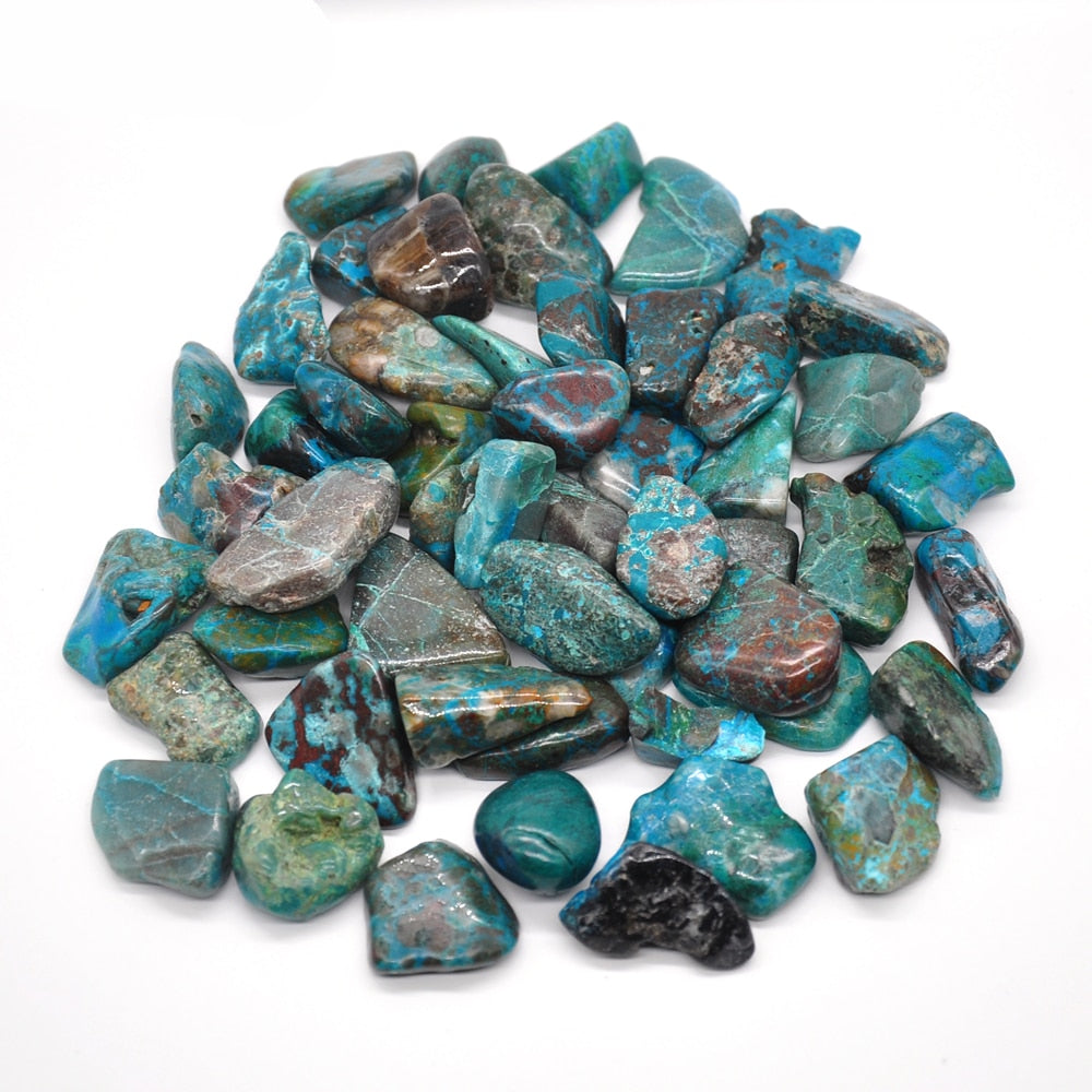 Chrysocolla Tumbled Stone Crystals freeshipping - Dara Laine Murray