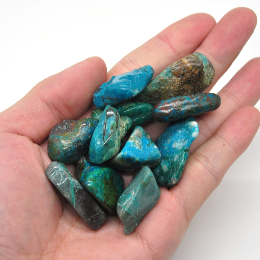 Chrysocolla Tumbled Stone Crystals freeshipping - Dara Laine Murray