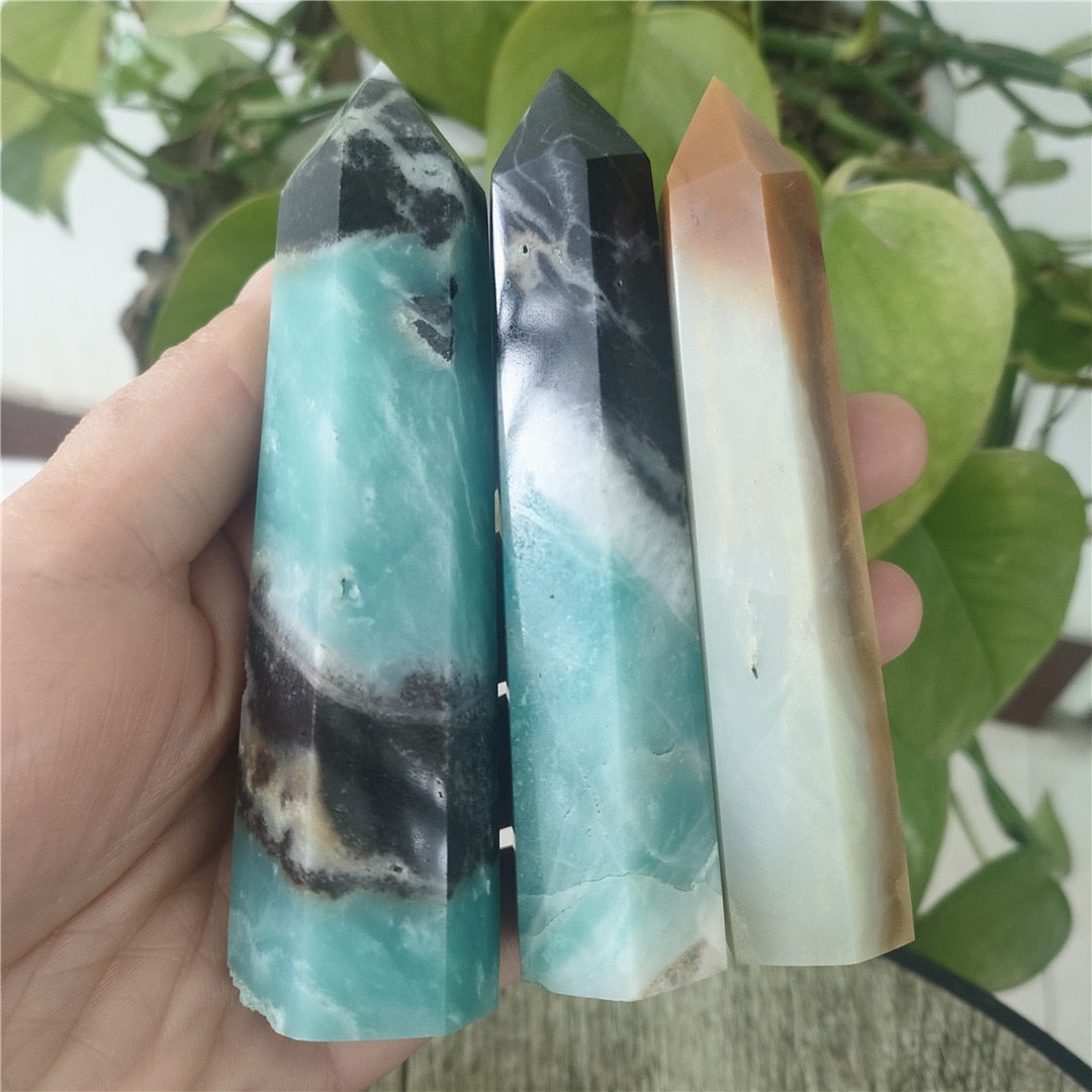Caribbean Calcite Crystal Tower / Obelisk / Point freeshipping - Dara Laine Murray