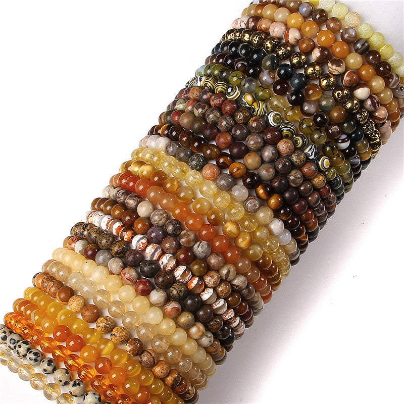 The Yellow Stone Collection - A collection of yellow crystal bracelets for prosperity, success, courage, and strength