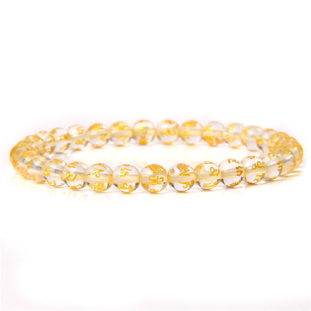 The Yellow Stone Collection - A collection of yellow crystal bracelets for prosperity, success, courage, and strength