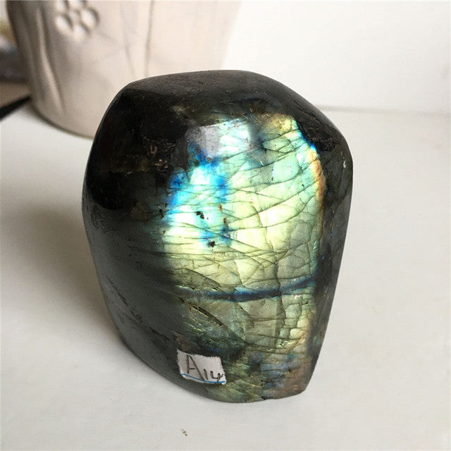 Choose Your Own Labradorite Crystal Piece 70-400g options Yellow and Blue Labradorite