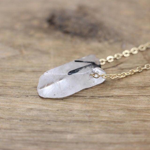Polished Stone Crystal Slice / Slab Pendants Necklace Crystal Jewelry - Irregular and Natural Shapes