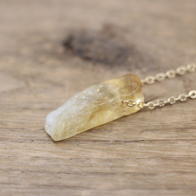 Polished Stone Crystal Slice / Slab Pendants Necklace Crystal Jewelry - Irregular and Natural Shapes