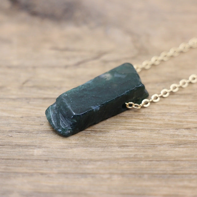 Polished Stone Crystal Slice / Slab Pendants Necklace Crystal Jewelry - Irregular and Natural Shapes
