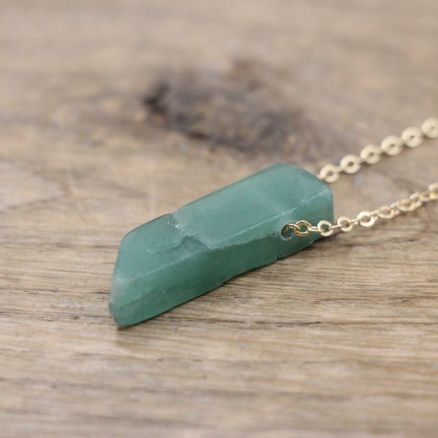 Polished Stone Crystal Slice / Slab Pendants Necklace Crystal Jewelry - Irregular and Natural Shapes
