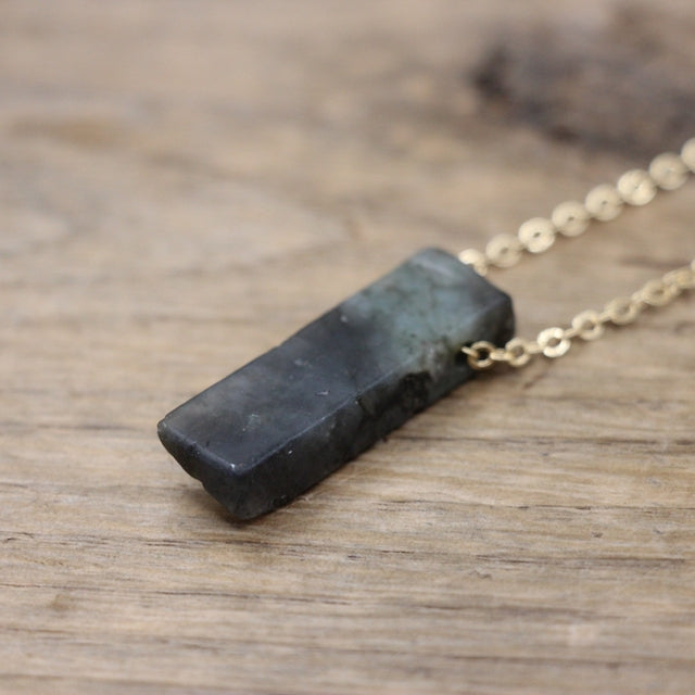 Polished Stone Crystal Slice / Slab Pendants Necklace Crystal Jewelry - Irregular and Natural Shapes